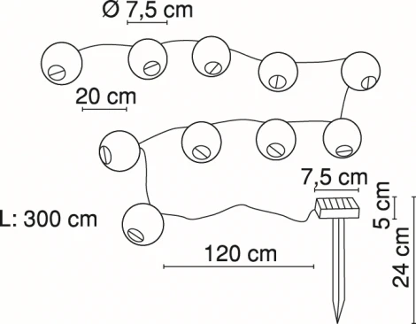Гирлянда Globo 33971