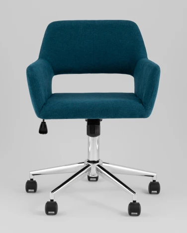 Стул офисный ROSS рогожка синий Stool Group арт.УТ000039438