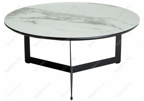 Журнальный столик Woodville Роб D-700 белый мрамор 462373