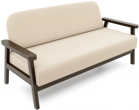 Диван Arsko прямой Флори М венге велюр бежевый