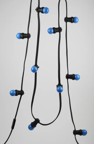 Лампочка светодиодная синяя для Белт-лайт E27 1W ЭРА ERABL45-E27