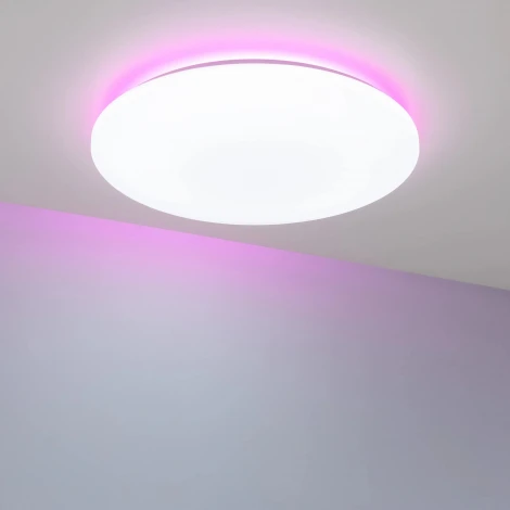 Потолочный светильник SP-FAVOR-R600-50W Day4000-MIX-RGB (WH, 100 deg, 230V, Tuya Zigbee) (Arlight, IP54 Пластик) 057444