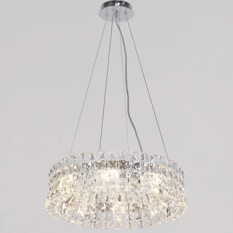 Подвесная люстра хрустальная ILLUMICO IL5130-500PZF-25 CH ELITE