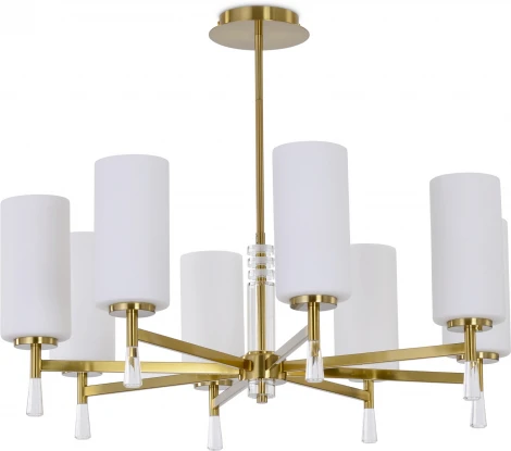 Потолочная люстра на штанге Freya Chic FR2031PL-08BS (220V, круглые)