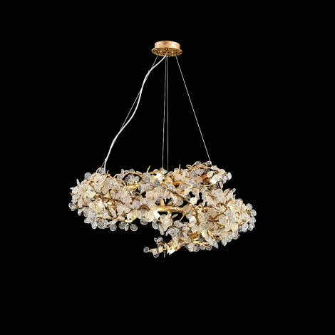 Подвесной светильник (люстра) Caramelly D D60 ImperiumLoft Caramelly01 (194935-23) (220V, на тросе, лепестки, ветки)