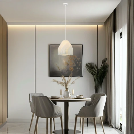 Подвесной светильник Eurosvet Sinki 40076/1 белый (220V, на проводе)