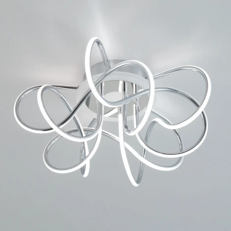 Потолочная люстра RGB Citilux Джемини Смарт CL229A151E (LED, 220V, умный дом - Алиса, Маруся, Сири)