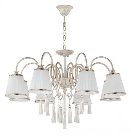Подвесная люстра Crystal Lux OFELIA SP-PL8 WHITE