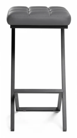 Полубарный стул Woodville Амаури темно-серый / черный матовый 507433