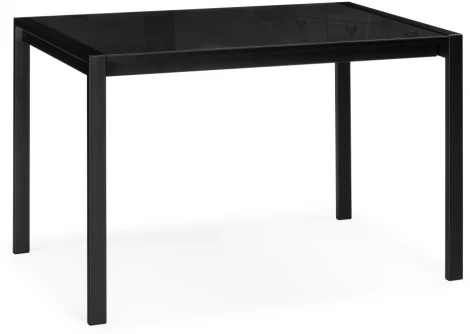 Кухонный стол Woodville Линдисфарн (Металл/Стекло,ЛДСП, Черный) 551072