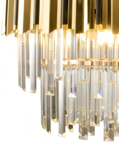 Подвесная люстра Natali Kovaltseva Delta Ii 81449/8C GOLD