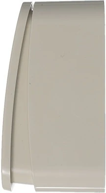 Выключатель накладной одноклавишный (бежевый) Systeme Electric Blanca BLNVA101017