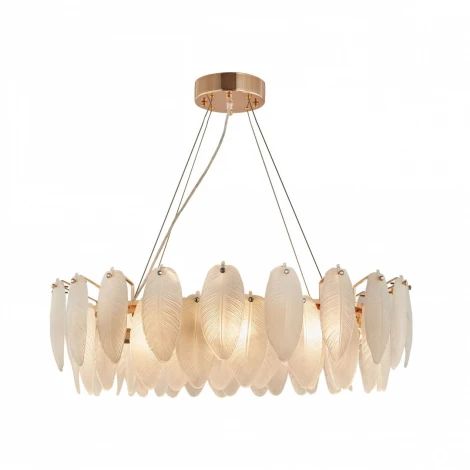 Подвесной светильник Arte Milano 4653.D750.H240.E14.12 G (220V, на тросе, перо)