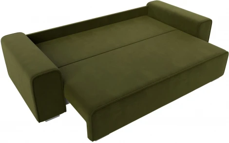 Диван прямой Лига-029 (Зеленый/Микровельвет) Лига Диванов арт.121020