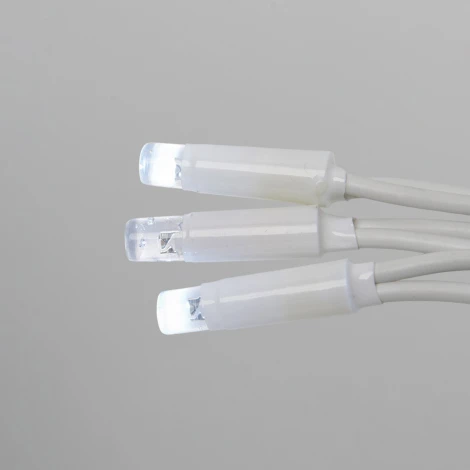 Гирлянда светодиодная 5м без вилки статическое свечение, соединяемая, 50 светодиодов 6000K IP67 провод белый Uniel ULD-F90PRO S5M-050/SWK WH