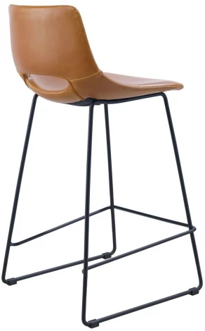 Барный стул La Forma (ex Julia Grup) Zahara (Коричневый,Черный/ Сталь,Металл,Пена) 81730