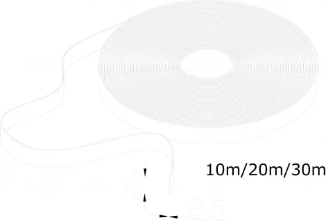 Токопроводящий ремень 10м Divinare Decorato D252234