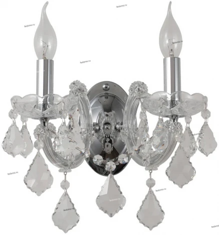 Crystal Lux Ines AP2 CHROME/TRANSPARENT