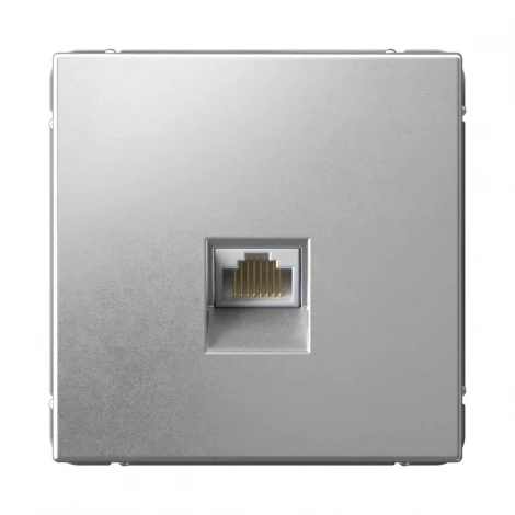 Розетка Ethernet RJ-45 (алюминий) Systeme Electric GAL000383