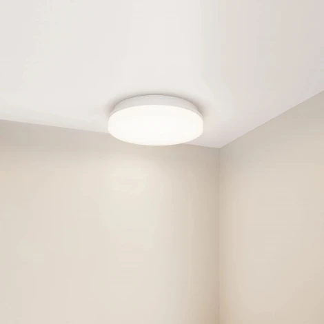 Потолочный светильник круглый CL-BOUWER-MOTION-R400-30W Day4000-MIX (WH, 110 deg, 230V) (Arlight, IP54 Пластик) 054762 (LED)