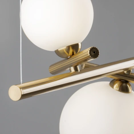 Подвесной светильник Freya Blossom FR5259PL-04BS (220V, на тросе, шарики)