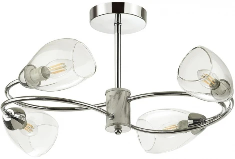 Люстра потолочная Romeo 5207/4C хром E14 4*40W