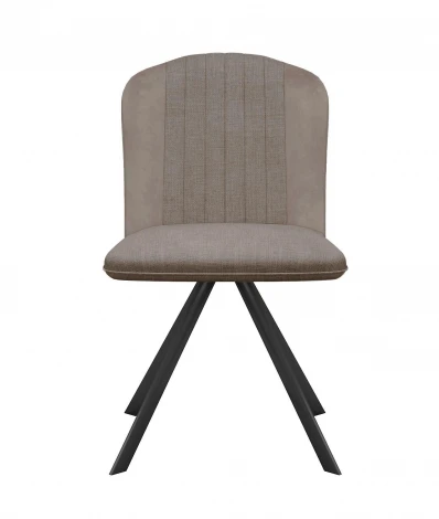 Стул DikLine 299 поворотный NS05 CAPPUCCINO/C43 капучино, ножки черные арт.00-00074694