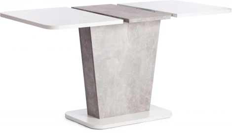Стол обеденный GENT Tetchair (Белый,Бетон).