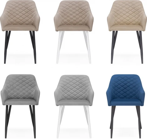 Кресло Стив (Стив светло-серый / белый) Notta арт.570172