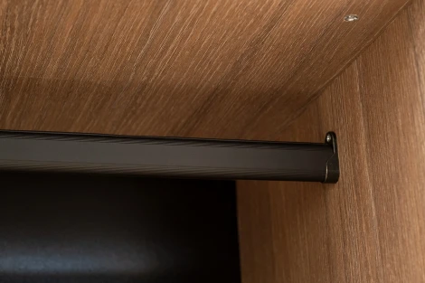 GD-10024/2-3 Шкаф Alto пенал c вешалкой,цвет дуб Урбан Кофейный, фасад глухой 50*57*228.5см Garda Decor