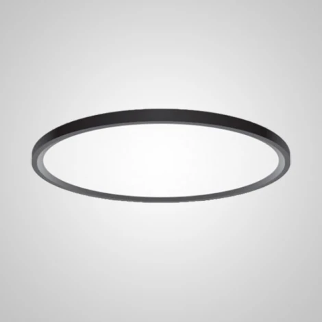 Потолочный светильник круглый Extraslim D80 Black Imperiumloft Extraslim001 (212745-26) (LED, 220V, круглые)