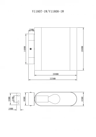 Бра Moderli Metalicana V11807-1W