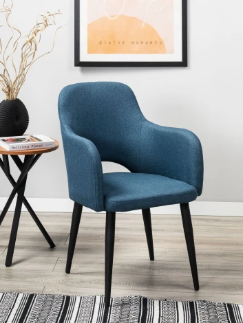 Стул R-Home Ledger Син Эко Чёрн 41012400Э_СинЧёрн