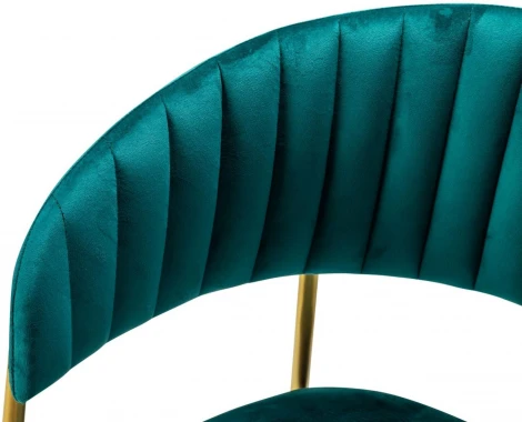 Стул R-Home Portman Aquamarin gold