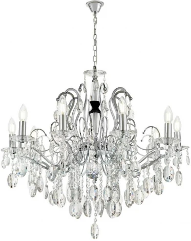 Подвесная люстра хрустальная Lumina Deco Daniella LDP 9123-10