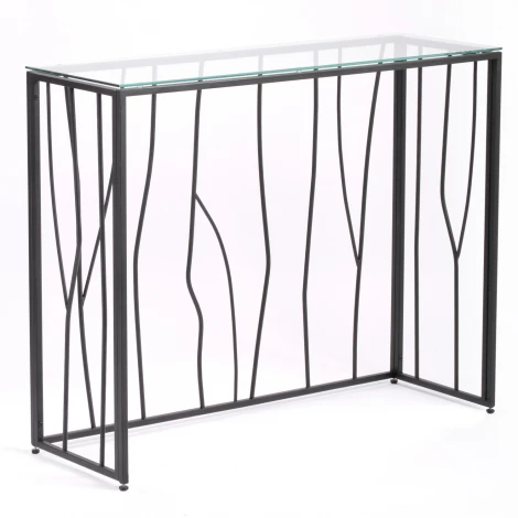 Консольный стол AllConsoles 1021-CB clear черный муар