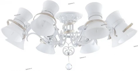 Потолочная люстра Maytoni Baroque ARM128-CL-08-W