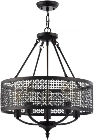 Подвесная люстра Freya Conte FR4166-PL-05C-BL (220V, на цепи)