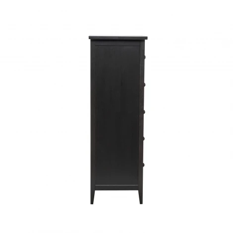Leset Комод "Мира-5" (Комод 05) (Массив сосны/Черный) арт.2500000193538