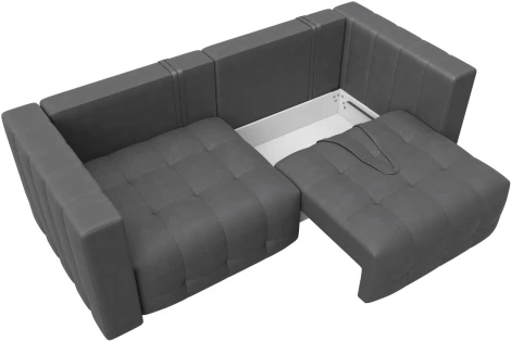 Диван прямой Лига-052 НПБ Лига Диванов (Замша) арт.128772