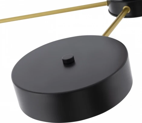 Потолочная люстра светодиодная на штанге Arte Milano Ferrara 252006/5 Bk/Bk (220V, круглые)