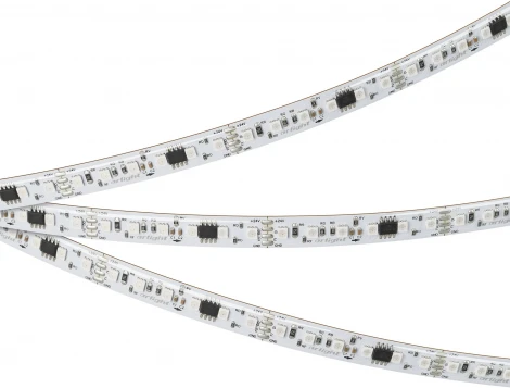 Светодиодная лента герметичная SPI-SE-A120-10mm 24V RGB-PX6-BPT (23 W/m, IP65, 2835, 5m) (Arlight, бегущий огонь) 049451