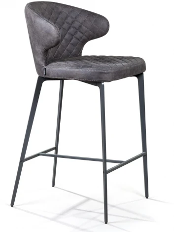 Стул полубарный Richard, замша серый Top Concept RICHARD 2000000000190