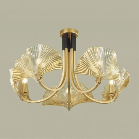 Потолочная люстра Odeon Light Ventaglio 4870/5 (220V, на цепи, листья)