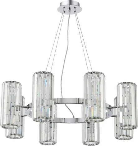 Подвесная люстра хрустальная Stilfort Twin 2175/09/16P (220V, на тросе)