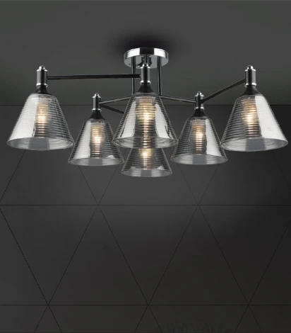 Потолочная люстра Wedo Light Anneta WD3619/6C-BK-CR-SMK