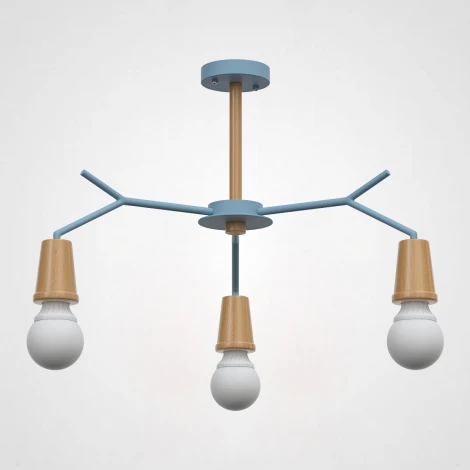 Потолочная люстра на штанге Les Color D72 Blue Imperiumloft ﻿Lesc_01 (220508-23)