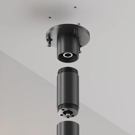 Основание для накладного монтажа системы Shelf с внутренней резьбой без ввода питания Maytoni Accessories for system Shelf CA023BI-B