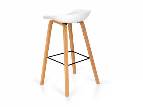 Стул барный Libra ОГОГО 624767 (белый)