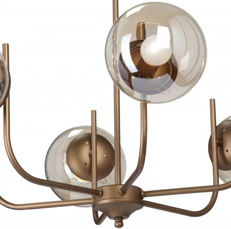 Потолочная люстра на штанге V3957-7/6PL Vitaluce (220V, шар)